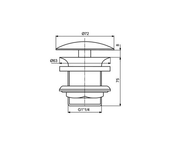 донный клапан IDEAL STANDARD